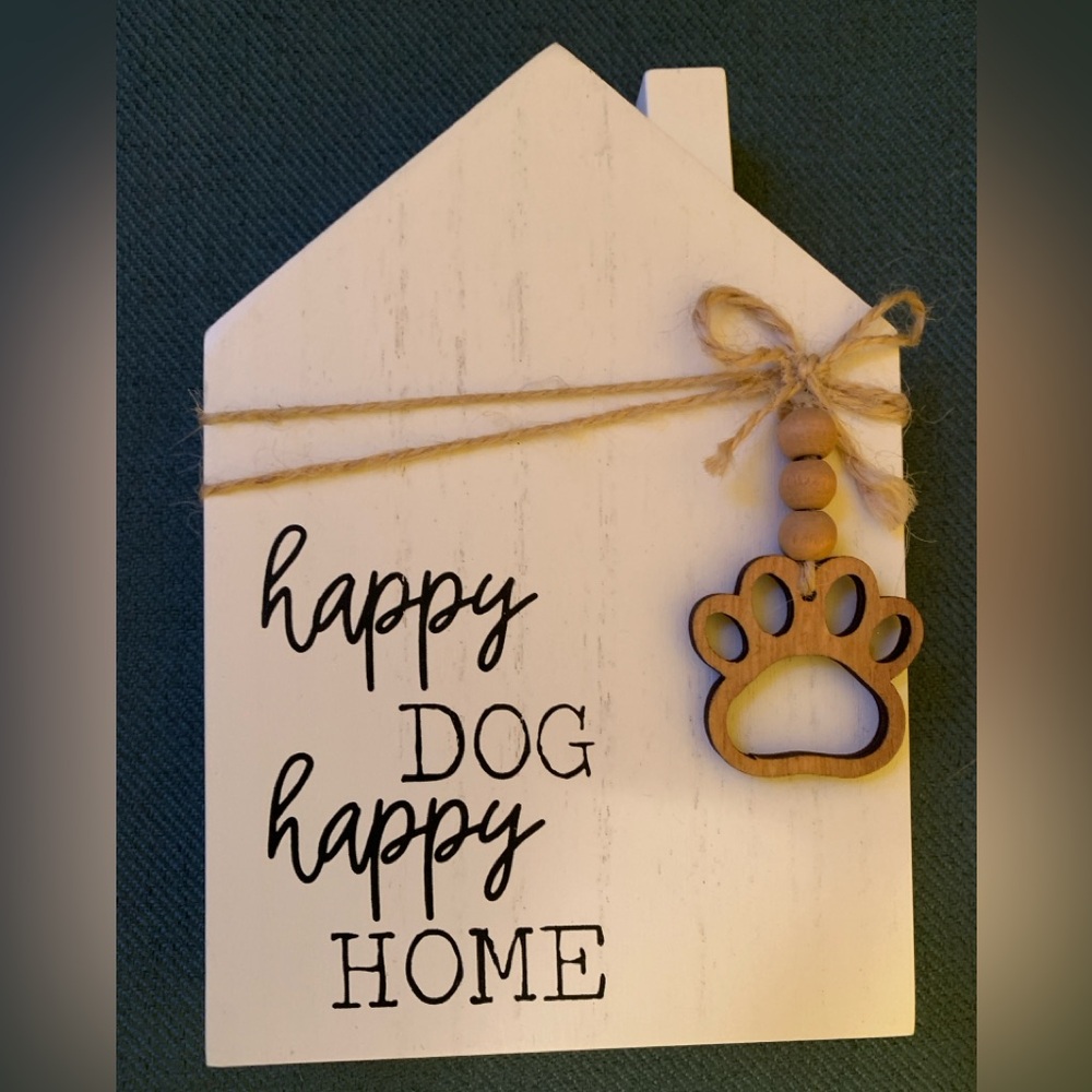 White Wooden Dog House Decor